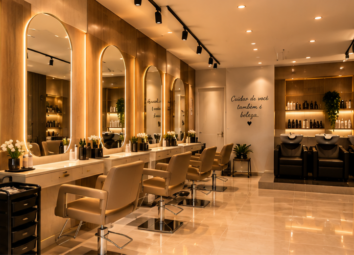 Espaço de cabelo Aura Beauty