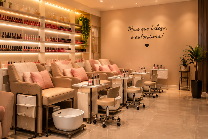 Espaço de manicure Aura Beauty